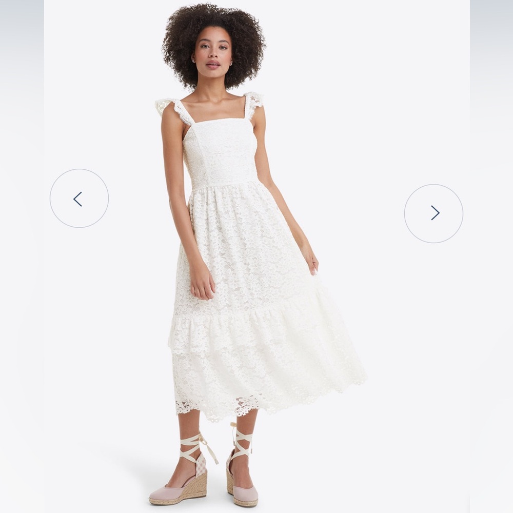 Gorgeous lace overlay dress